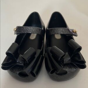 Black Bow Kids Shoes